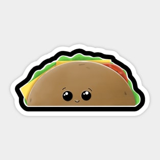 Taco Time Sticker